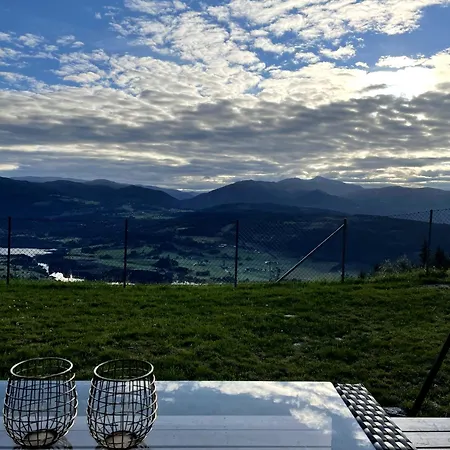 Apartment With Beautiful Panoramic View Skulestadmo Exterior photo